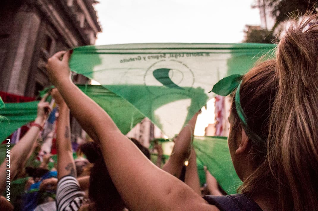 El pañuelazo en fotos