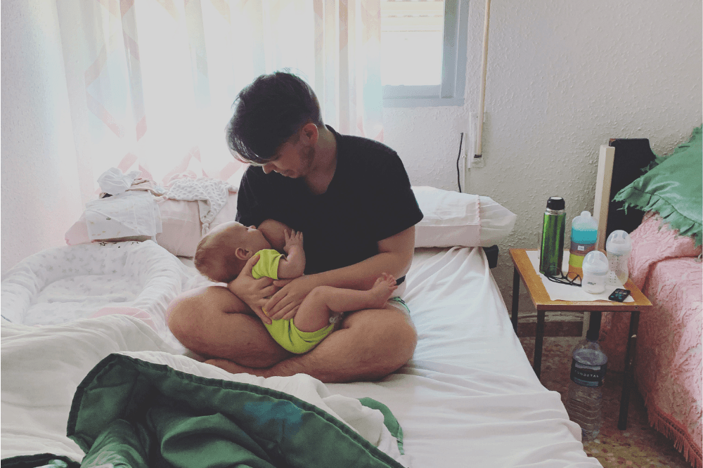 Los papás trans también damos la teta