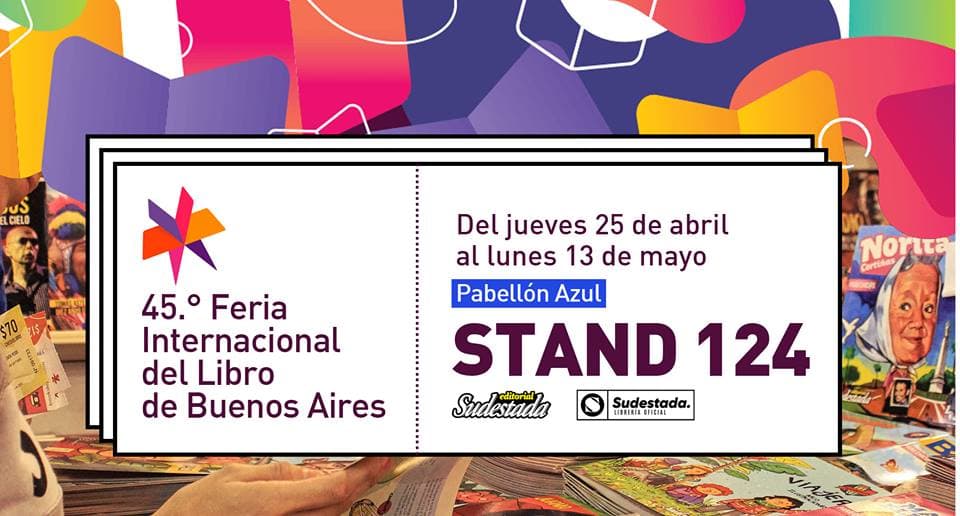El cronograma de actividades en la Feria del Libro 2019