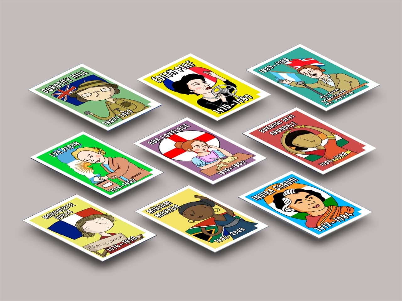 Las heroínas de la historia tienen álbum de figuritas